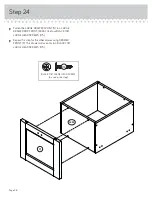 Preview for 28 page of Teknik Scribed Oak Storage Desk 5418294 Instruction Booklet