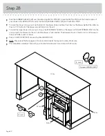 Preview for 32 page of Teknik Scribed Oak Storage Desk 5418294 Instruction Booklet