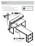 Preview for 19 page of Teknik Streamline L-Shaped Desk 5414417 Instruction Booklet