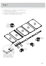 Preview for 5 page of Teknik Wide Bookcase 5420282 Instruction Booklet