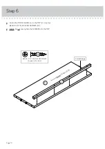 Preview for 10 page of Teknik Wide Bookcase 5420282 Instruction Booklet