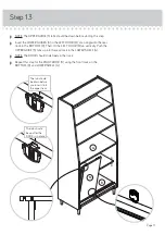 Preview for 17 page of Teknik Wide Bookcase 5420282 Instruction Booklet