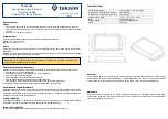 Teknim TFM-1220 Installation & Operation Manual preview