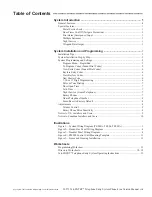 Preview for 3 page of TekTone Tek-ENTRY TE903A Operation, Installation And Service Manual