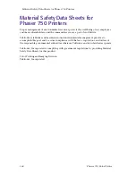 Preview for 168 page of Tektronix PHASER 750 User Manual