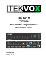 Tekvox TEK 1201-N+ User Manual preview