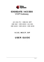 Preview for 1 page of Telco AC - 232 - TX User Manual