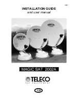 Teleco Magic Sat 2002A Installation Manual preview