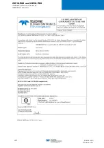 Preview for 46 page of TELEDYNE OLDHAM SIMTRONICS Everywhereyoulook GD10-P00 Operating Manual