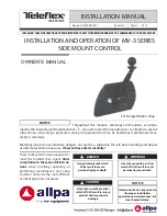 Teleflex Marine MV-3 Series Installation Manual preview