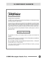 Preview for 47 page of TELEFONICA 1002 User Manual