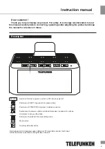 Preview for 3 page of Telefunken TF-1700UB Instruction Manual