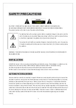 Preview for 3 page of Telefunken TTV2181 Instructions For Use And Care Manual