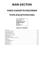 Preview for 2 page of Telefunken TVCR-210 Service Manual