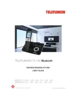 Telefunken TX 103 User Manual preview