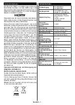 Preview for 8 page of Telefunken WU50-MB41 Instruction Manual