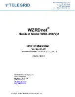 TELEGRID WZRDnet WHD-310(V)2 User Manual preview