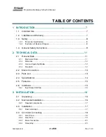 Preview for 2 page of Telemark PROGRAMMABLE SWEEP Instruction Manual