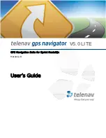 TeleNav V5.0 LITE User Manual preview
