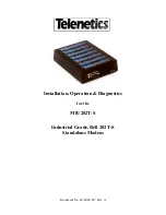 Telenetics 202T-S Installation, Operation & Diagnostics preview