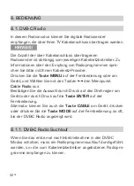 Preview for 52 page of Telestar DIRA S 20C Manual