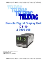 Preview for 1 page of TELEVAC DS-10 Quick Start Manual