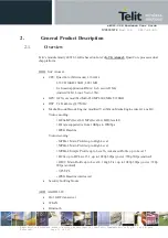 Preview for 13 page of Telit Wireless Solutions E922-3GR Series Hardware User'S Manual