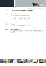 Preview for 24 page of Telit Wireless Solutions E922-3GR Series Hardware User'S Manual