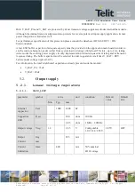 Preview for 42 page of Telit Wireless Solutions E922-3GR Series Hardware User'S Manual