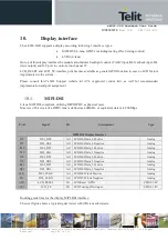 Preview for 60 page of Telit Wireless Solutions E922-3GR Series Hardware User'S Manual