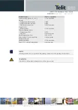 Preview for 101 page of Telit Wireless Solutions E922-3GR Series Hardware User'S Manual