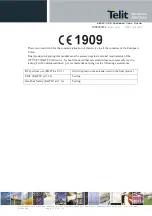 Preview for 111 page of Telit Wireless Solutions E922-3GR Series Hardware User'S Manual