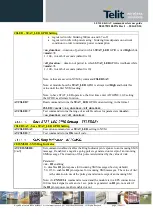 Preview for 150 page of Telit Wireless Solutions LE910-SKG At Commands Reference Manual