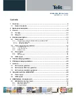 Preview for 3 page of Telit Wireless Solutions WE865-DUAL Hardware User'S Manual