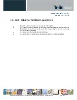 Preview for 28 page of Telit Wireless Solutions WE865-DUAL Hardware User'S Manual
