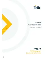 Telit Wireless Solutions WE866 Hw User Manual preview