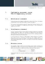 Preview for 32 page of Telit Wireless Solutions xE70-915 User Manual