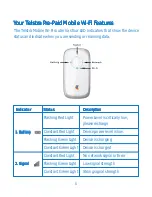 Preview for 6 page of Telstra Pre-Paid Mobile Wi-Fi Getting Started Manual