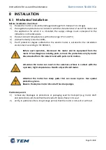 Preview for 29 page of TEM 50-400 V CA Series Operation And Maintenance Manual