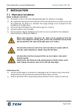 Preview for 28 page of TEM 50V AC Series Operation And Maintenance Manual