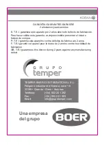 Preview for 30 page of Temper KOBAN KEH10-300 User Manual