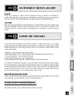 Preview for 25 page of Tempo Fitness 615E User Manual