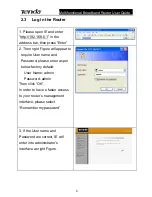 Preview for 8 page of Tenda Multifunctional Broadband Router User Manual