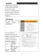 Preview for 15 page of Tenda Multifunctional Broadband Router User Manual