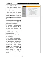 Preview for 25 page of Tenda Multifunctional Broadband Router User Manual