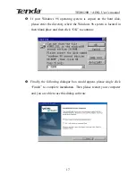 Preview for 18 page of Tenda TED8620R User Manual