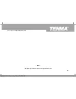 Preview for 28 page of Tenma 72-820 Operating Manual