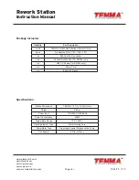 Preview for 3 page of Tenma SS-952B-F Series Instruction Manual