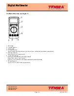 Preview for 5 page of Tenma UT60C Operating Manual