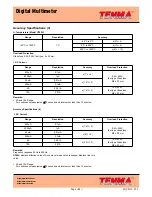 Preview for 24 page of Tenma UT60C Operating Manual